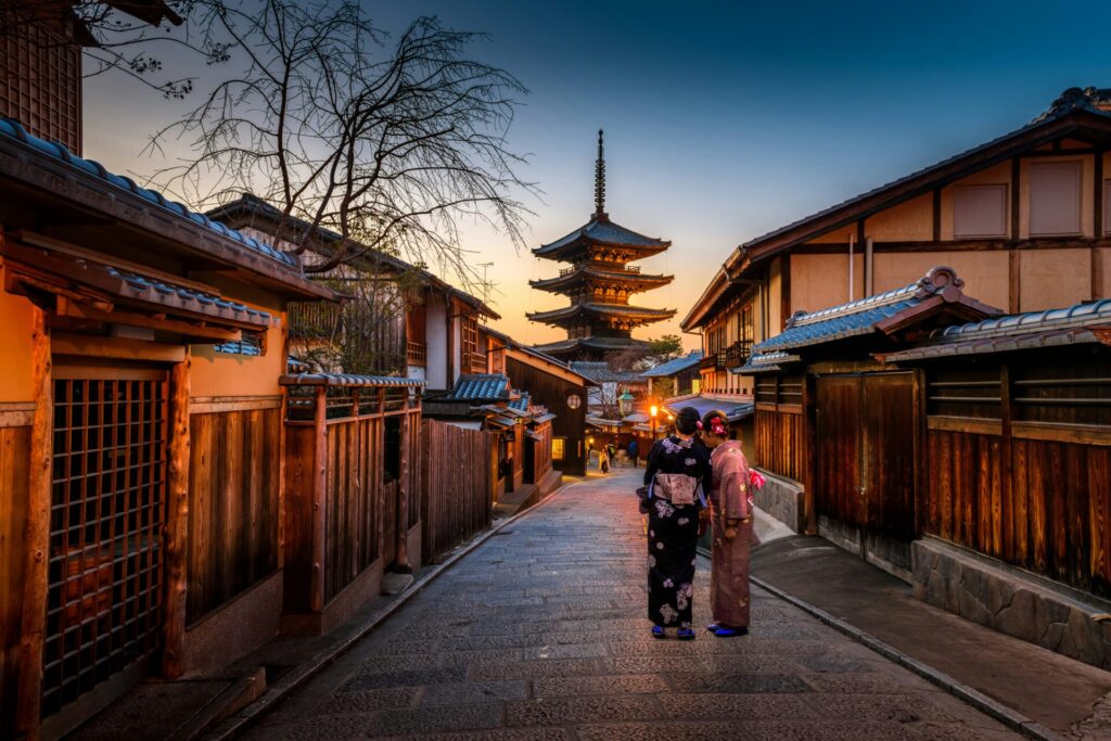 素敵な京都の街並み